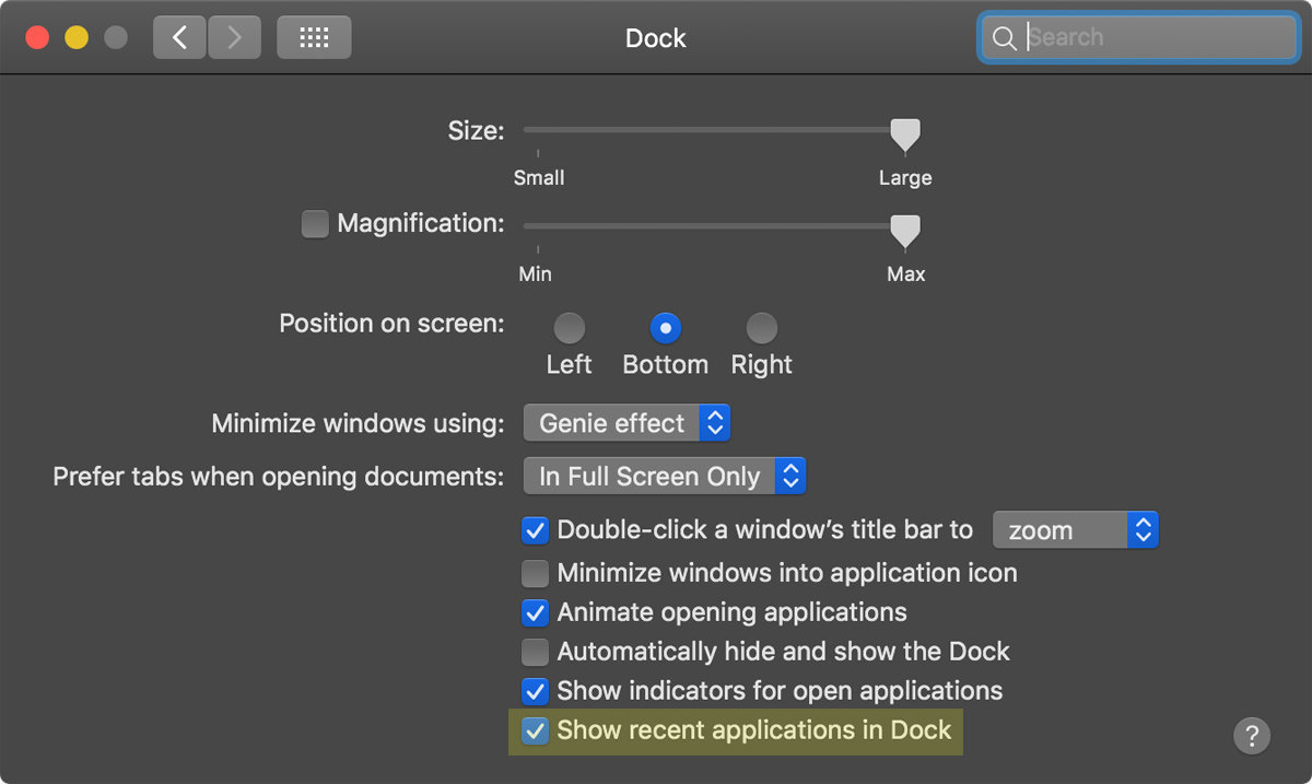 Disable Apps Stay Docker Mac